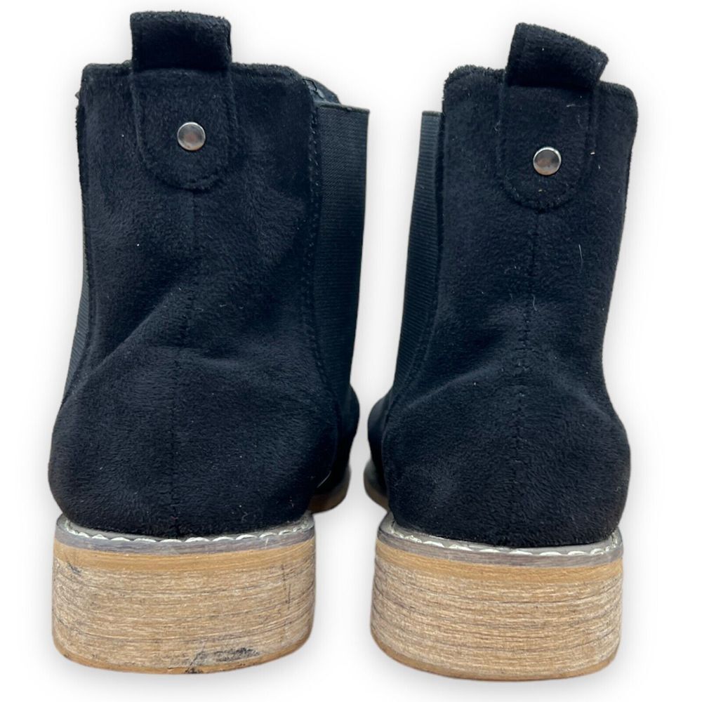 Seven7 Chelsea Boots Men Size 9 Black Oakwood Chelsea Urban Chic Faux Suede‎ - Picture 12 of 12